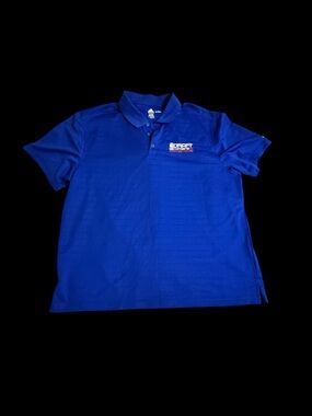 NBA Royal Blue Men's Polo with Embroidered Logo